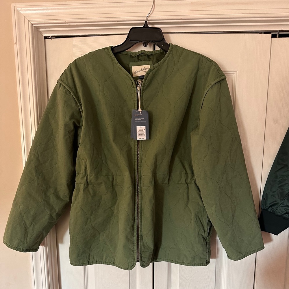 NWT Green Twill Jacket